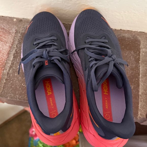 Hoka Blue, purple, coral Running Shoes like new - Picture 6 of 6